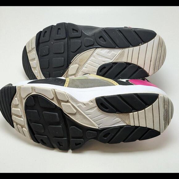 Mens Nike Air Huarache Fuchsia Volt Trainer Running Shoes 679083-109 Size 10.5